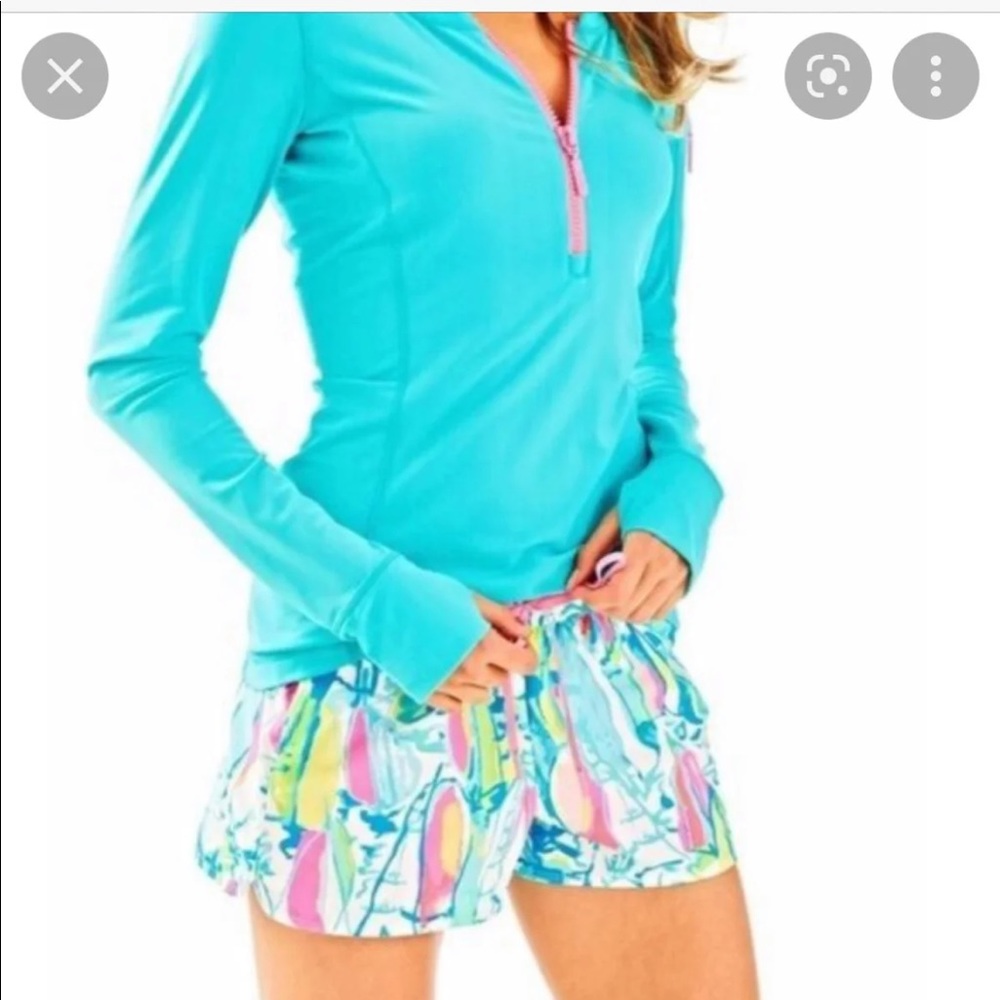 NWT Lilly Pulitzer run around shorts in Beach and Bae XS